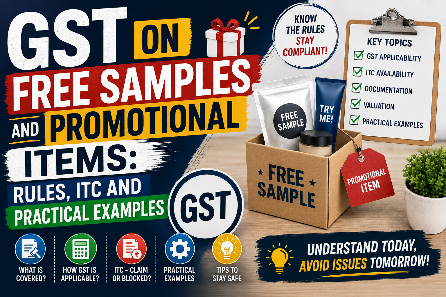 GST On Free Samples And Promotional Items: Rules, ITC And Practical Examples